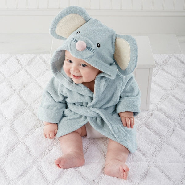 Animal Hooded Baby Bath Robe