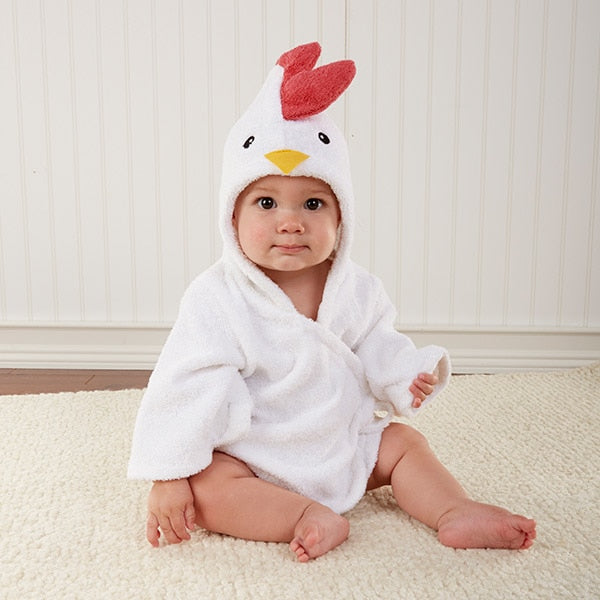 Animal Hooded Baby Bath Robe