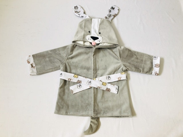 Animal Hooded Baby Bath Robe