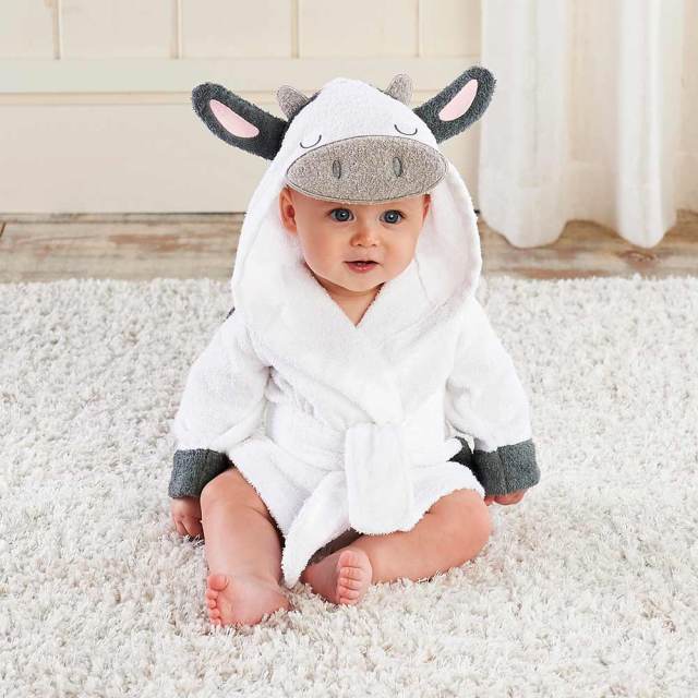 Animal Hooded Baby Bath Robe