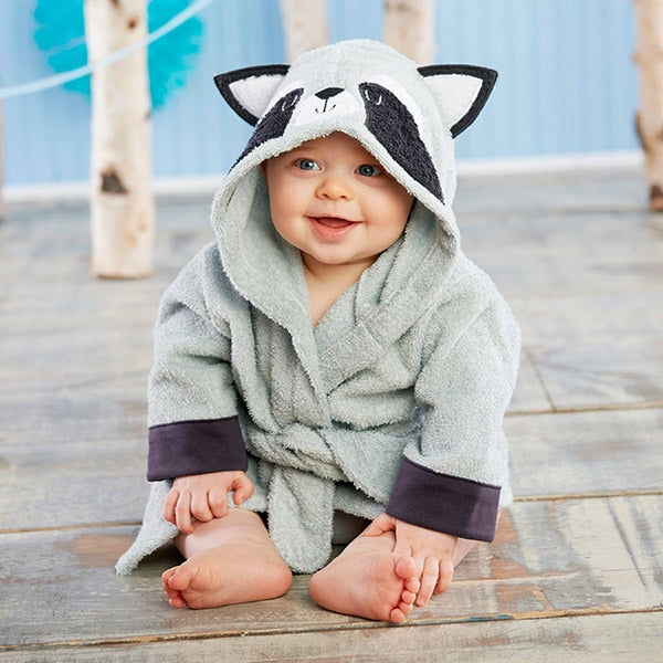 Animal Hooded Baby Bath Robe