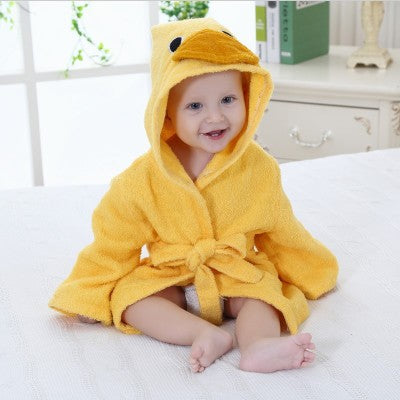 Animal Hooded Baby Bath Robe