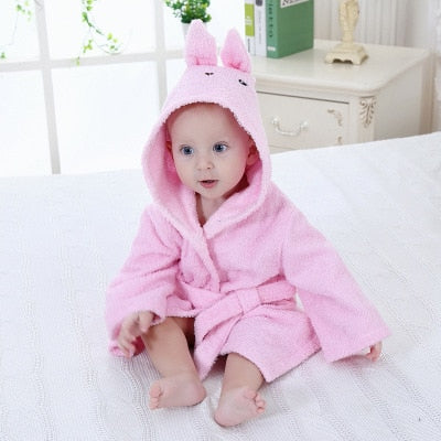 Animal Hooded Baby Bath Robe