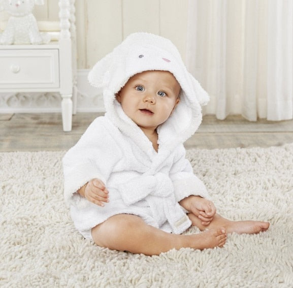 Animal Hooded Baby Bath Robe