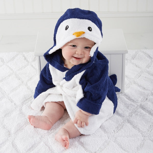 Animal Hooded Baby Bath Robe