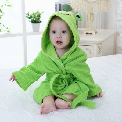 Animal Hooded Baby Bath Robe