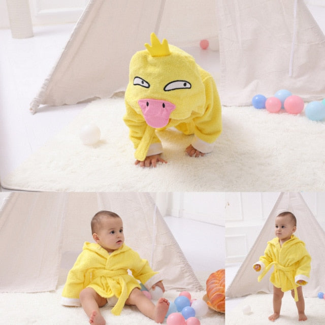 Animal Hooded Baby Bath Robe