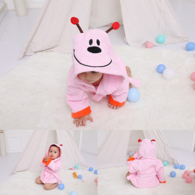 Animal Hooded Baby Bath Robe