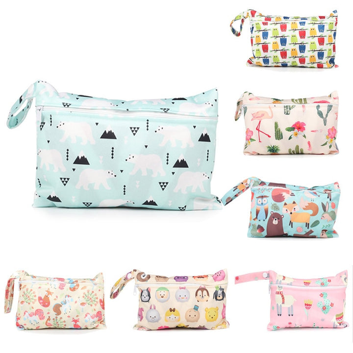 Cartoon Printed Diaper Bags