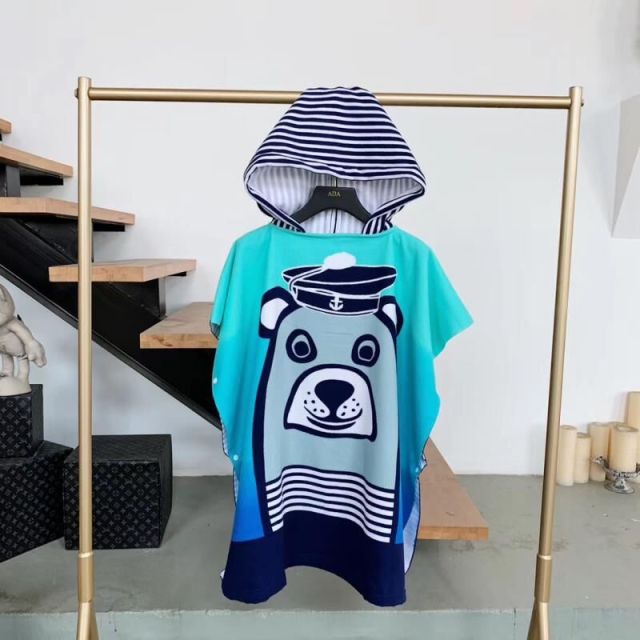 Baby Bathrobe Hooded Swim Towel