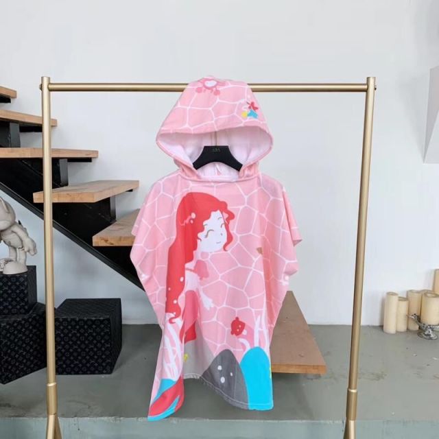 Baby Bathrobe Hooded Swim Towel