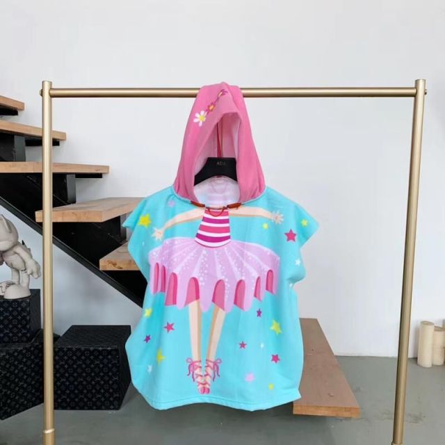 Baby Bathrobe Hooded Swim Towel