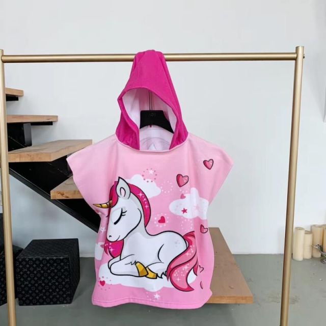 Baby Bathrobe Hooded Swim Towel