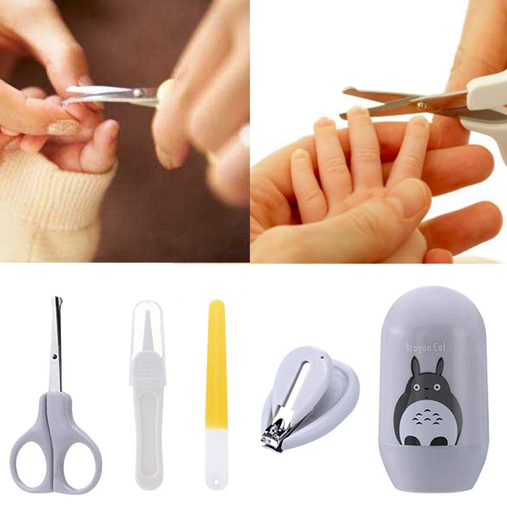 Newborn Baby Nail Shell Shear Manicure Kit