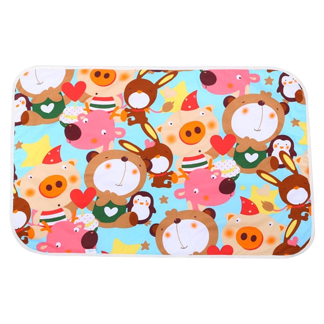 Cartoon Bear Changing Pad