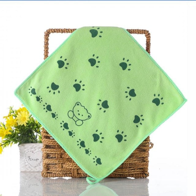 3 pcs/lot Baby Towel Cute superfine fiber Kid Bath Towels Washcloth Square Towel Children Kitchen Bathroom Wipe Wash Cloth gift