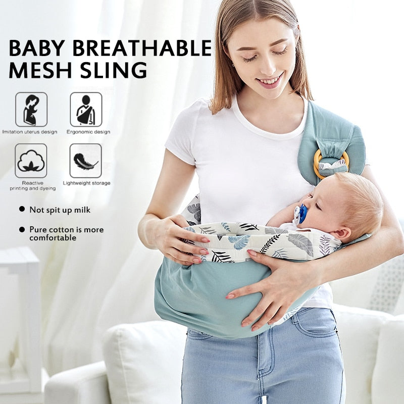 Front Facing Infant Wrap Sling Carrier