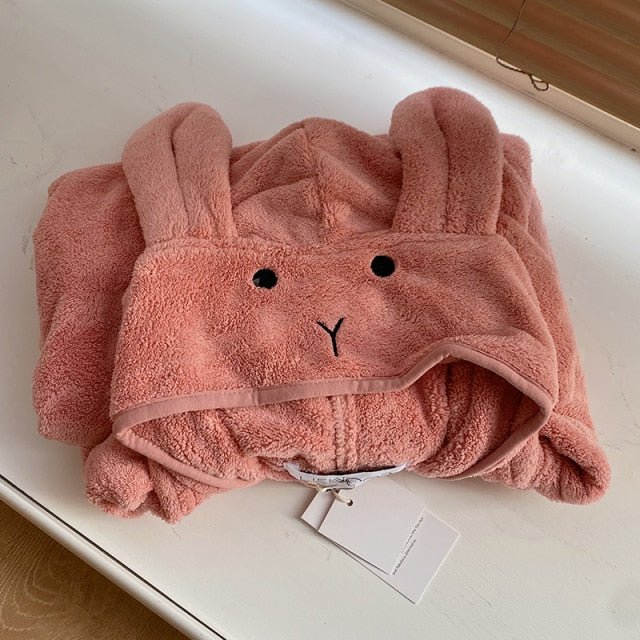 Baby Bath Robe Towels Rabbit Sleepwear