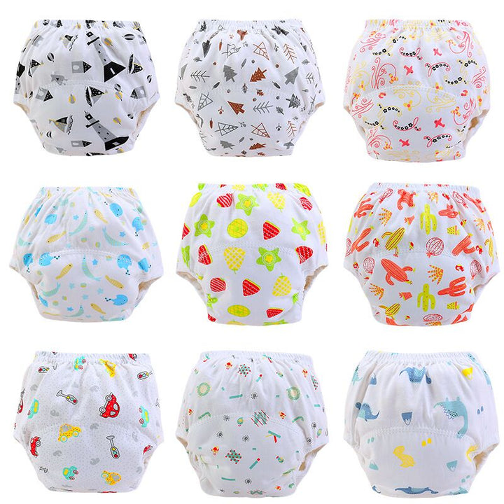 Baby Panties Reusable Cloth Diapers-5Pack