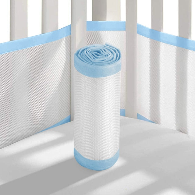 Anti-collision Breathable Mesh Crib Bumper