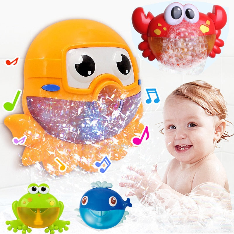 Baby Bath Toy Soap Bubble Maker  Music