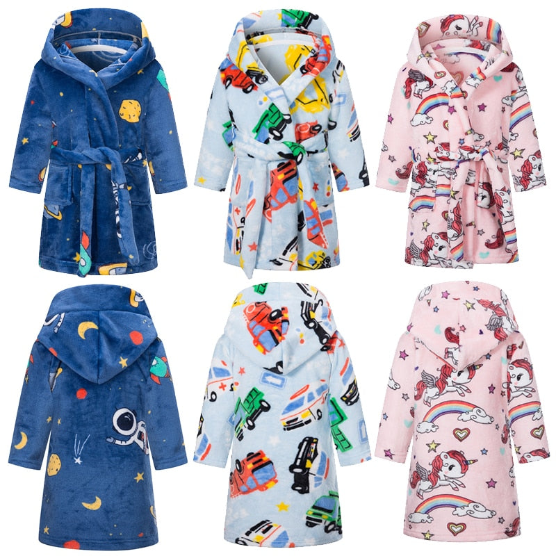 Children's Bathrobe  Pajamas 1-8y